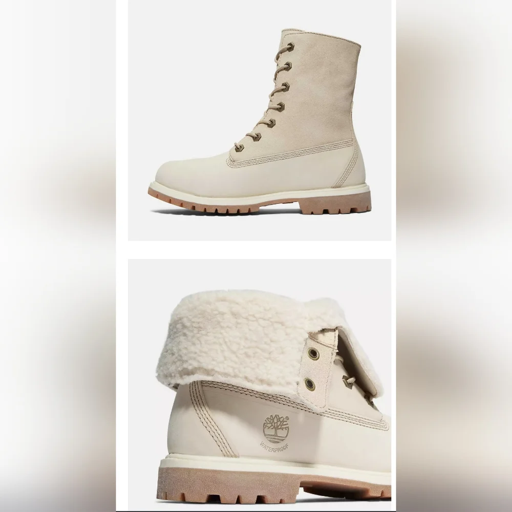 SOLD - Women's Timberland Authentics Waterproof Roll-Top Boot - 7.5 - - Picture 11 of 11